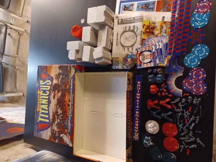 Games Workshop Adeptus Titanicus Harvinainen peli vuodelta 1988