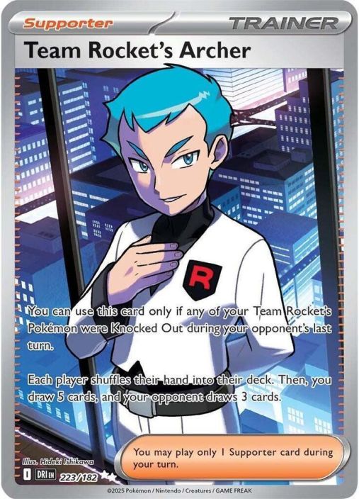 Team Rocket´s Archer 223/182 Kunto: Near Mint 