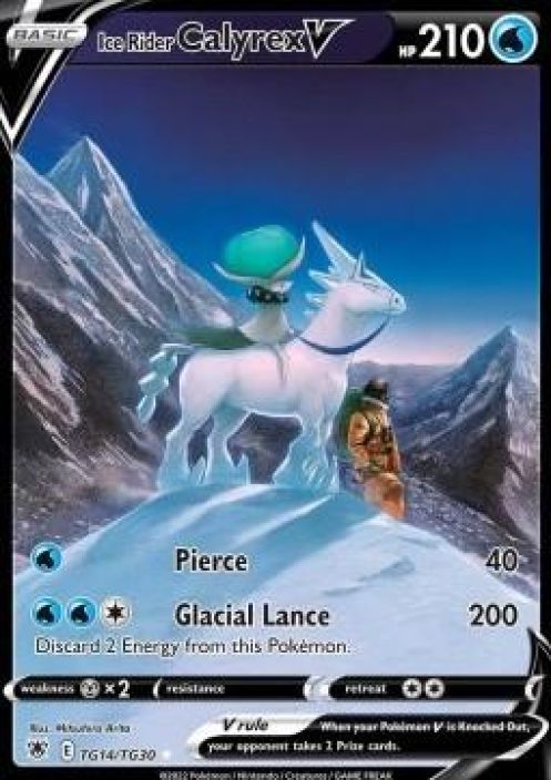 Ice Rider Calyrex V TG14/TG30