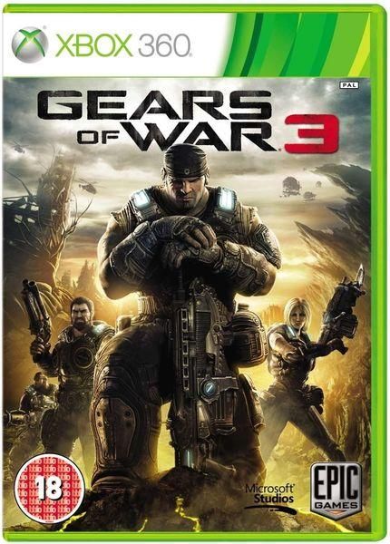 Gears of War 3 kaytetty XBOX 360