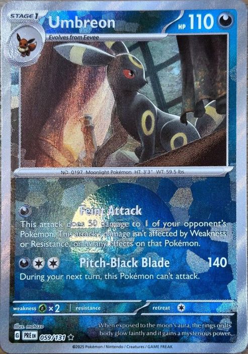 Umbreon 059/131 Pokeball Reverse Holo Kunto: NM
