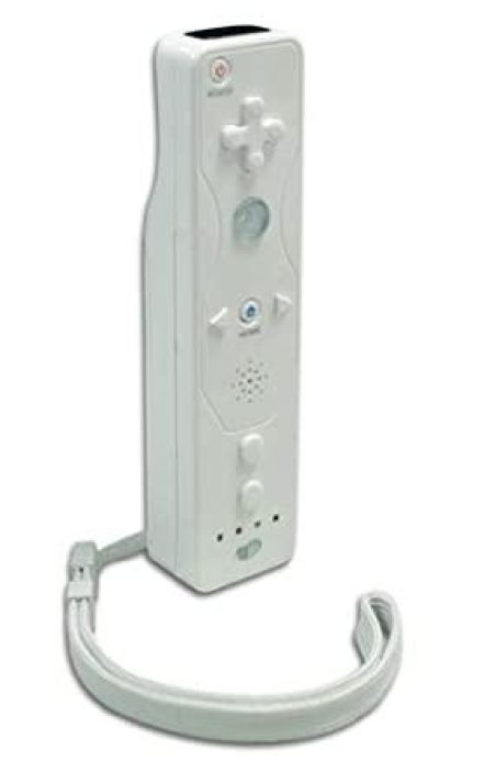 Wii Remote Kaytetty Valkoinen Merkki MadCatz