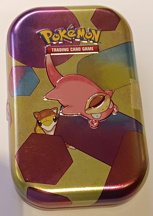 Pokemon Slowpoke mini tina Sisaltaa: Gen 3 Starters Mini Tinan 1 Exeggutor V 1 ex tai V kortti 10 Holo