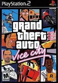 Grand Theft Auto Vice City kaytetty PS2