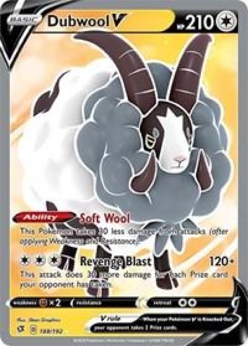 Dubwool V Full Art 188/192 Kunto: Excellent