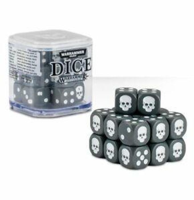 12mm Dice 20 pack Grey