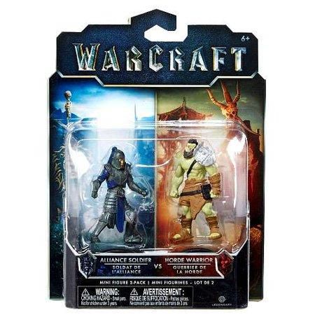 Warcraft Alliance Soldier vs. Horde Warrior Figures Boxed