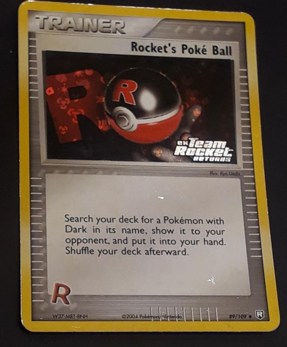 Rockets Poke Ball 89/109 Kunto: Played