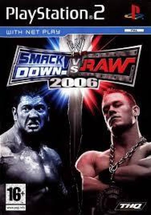 Smackdown vs raw 2006 kaytetty PS2