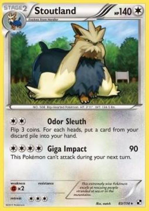 Stoutland 83/114 Reverse Holo PL
