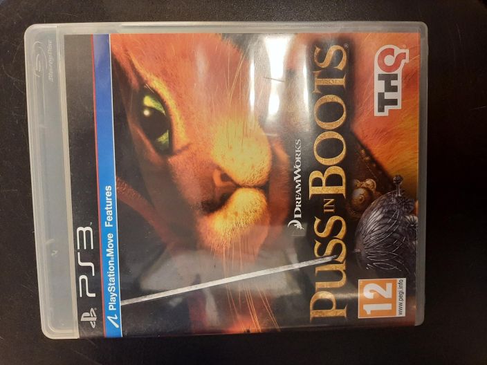 Puss In Boots PS3 kaytetty CIB