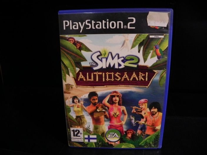 Sims 2 autiosaari kaytetty PS2