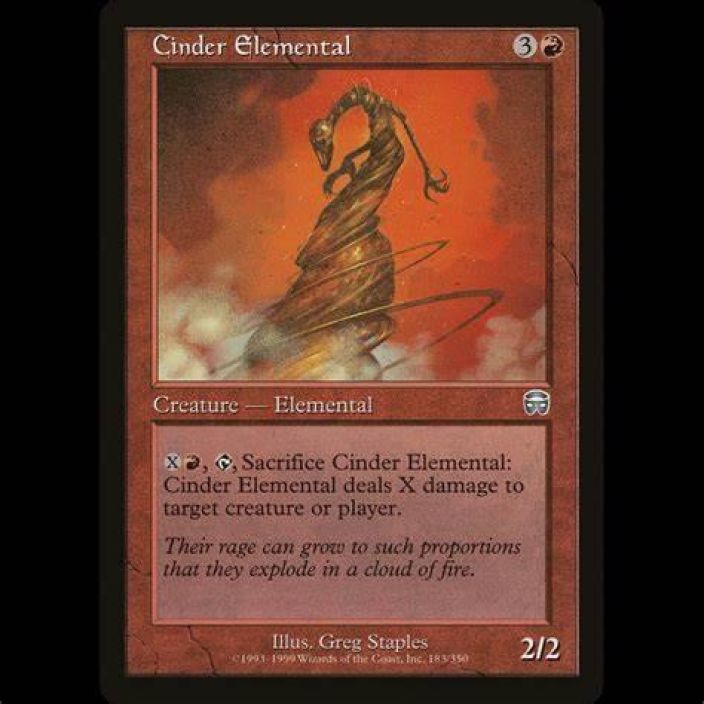 Cinder Elemental Kunto: Near Mint