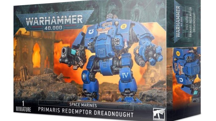 Warhammer 40,000 Space Marines Primaris Redemptor Dreadnought easy to build
