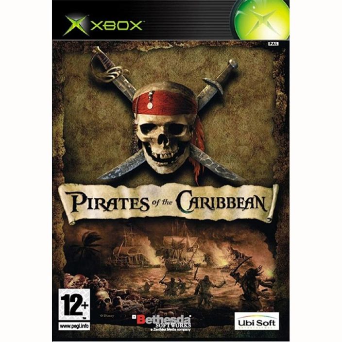 Pirates of the Caribbean XBOX Kaytetty Manuaali loytyy eli CIB