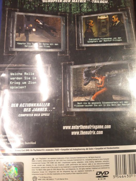 Enter the matrix (Saksa)kaytetty PS2