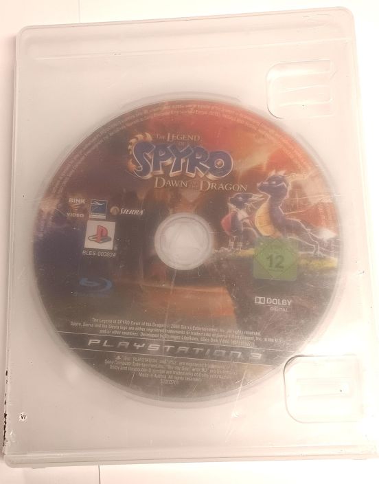 The Legend of Spyro Dawn of the Dragon Loose Kaytetty PS3 Ei alkuperaisia kansipahveja