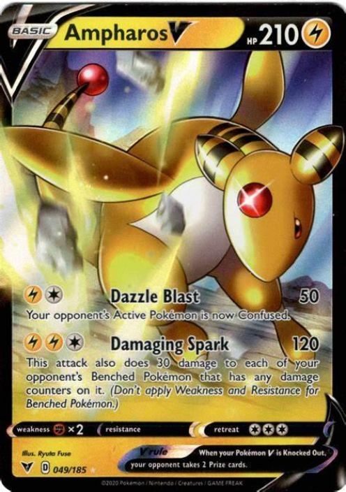 Ampharos V 049/185 Kunto: Near Mint (NM)