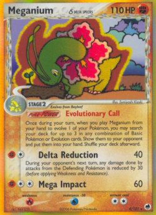 meganium 4/101 kunto:good