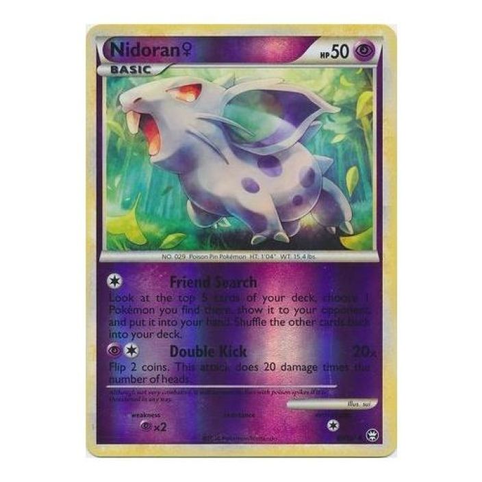 Nidoran 69/102 Reverse Holo Kunto: Excellent