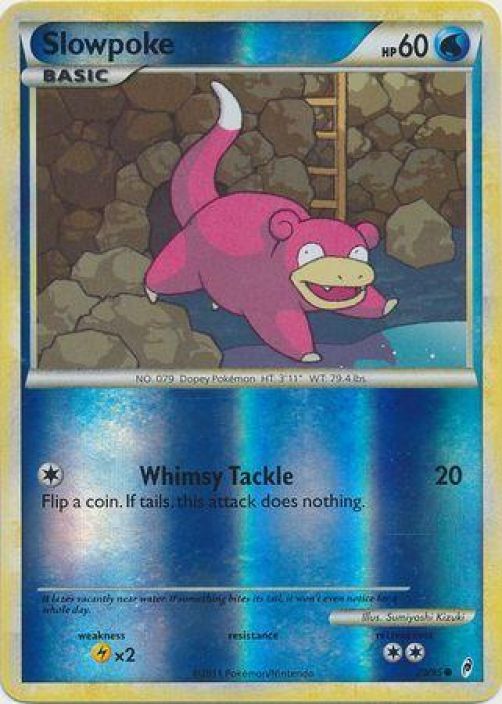 Slowpoke 70/95 Reverse Holo Kunto: Excellent