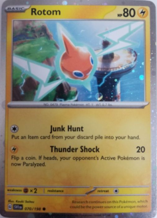 Rotom 070/198 Promo Kunto: Near Mint