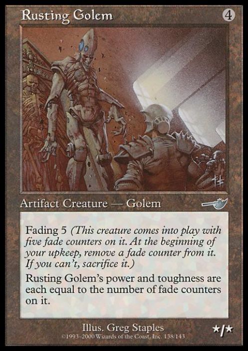 Rusting Golem Kunto: NM