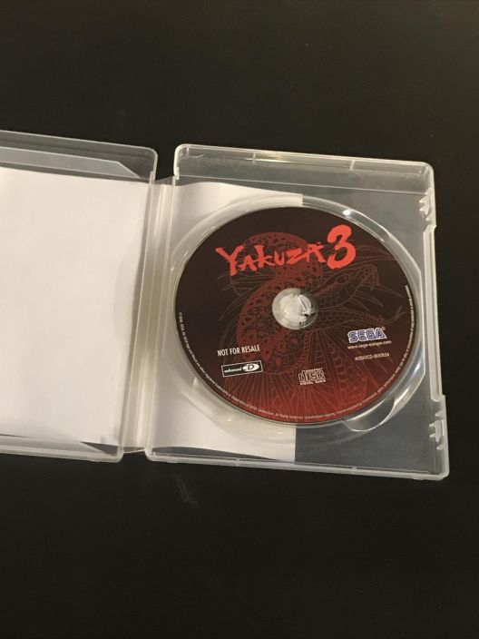 Yakuza 3 kaytetty PS3 Ilman alkuperaisia kansipahveja