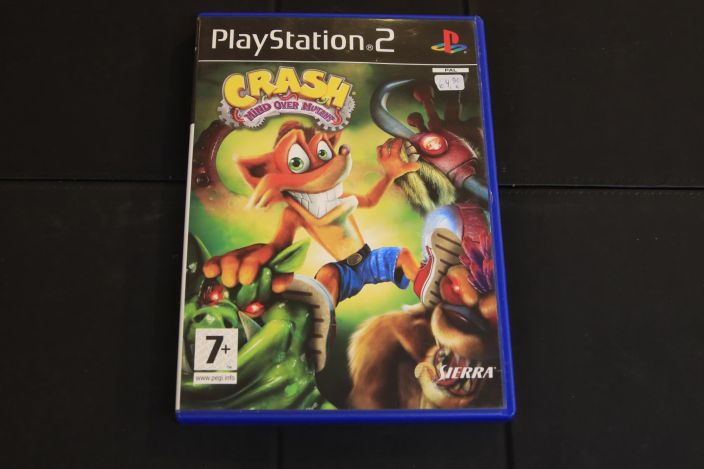 Crash Mind over Mutant ENG kaytetty PS2 Englannin kielinen &amp; manuaali