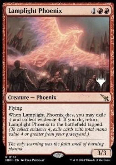 Lamplight Phoenix Foil Promo Kunto: Near Mint