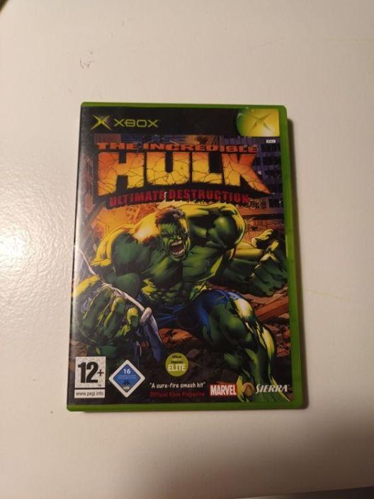 The incredible Hulk Ultimate Destruction XBOX Kaytetty Manuaali loytyy eli CIB