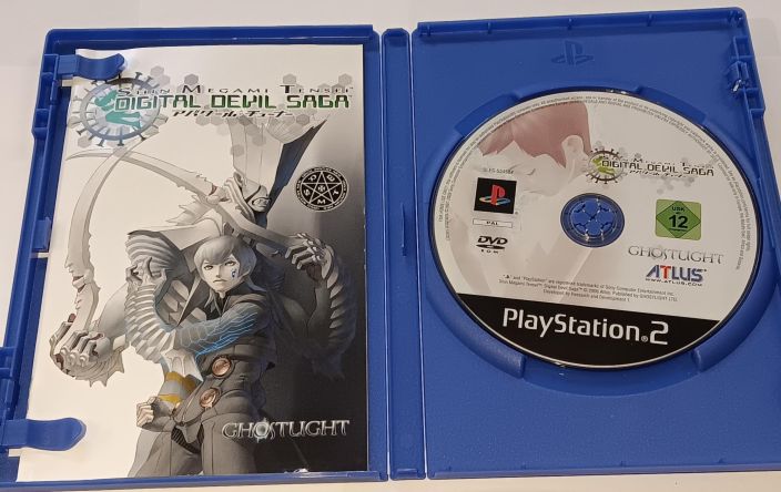 Shin Megami Tensei Digital Devil Saga Kaytetty PS2 Mukana Manuaali