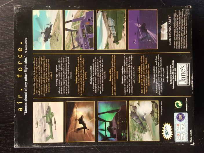 Jane's Combat Simulations Longbow 2 Big Box kaytetty PC