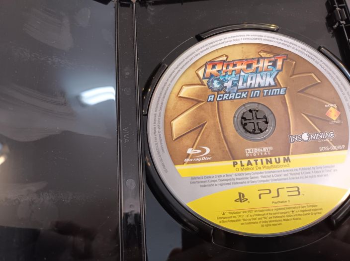 Ratchet &amp; Clank a Crack In Time Loose Kaytetty PS3 Ei omia kansi pahveja